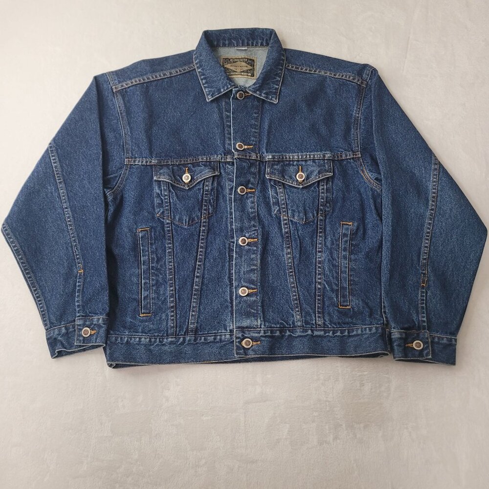 Haleman Sweet Home Blue Chicago Men's Denim Jacket Size M